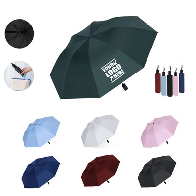 Triple Folding Uv Protection Umbrella