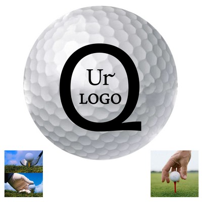 2-Layer Construction White Golf Ball