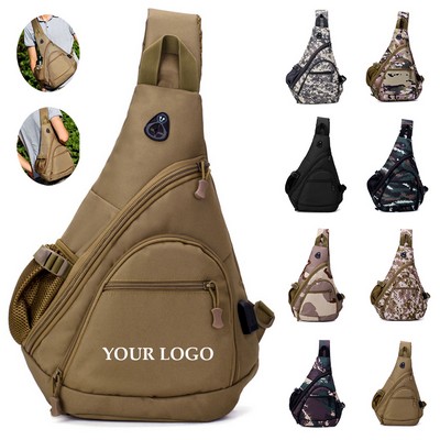 Tactical Shoulder Cross Body Bag Triangle Backpack