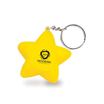 Star Stress Reliever Key Chain