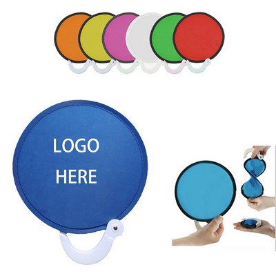 Pop Up Foldable Fan With Handle