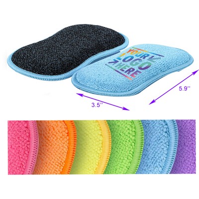 Multi Purpose Scrub Sponges Kitchen for Efficiently Cleaning Dishes Pots Pans