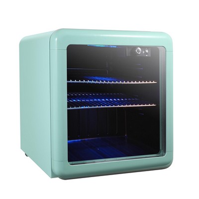 Magic Chef 1.7 Cu. Ft. Beverage Cooler, Retro Mint Green