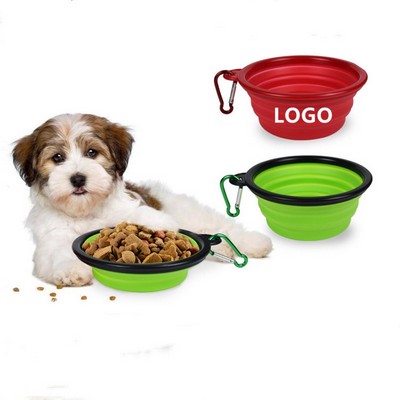 TPE Collapsible Pet Bowl with Carabiner