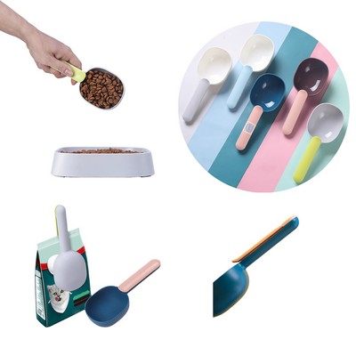 Pet Food Scoop With Clip Handle