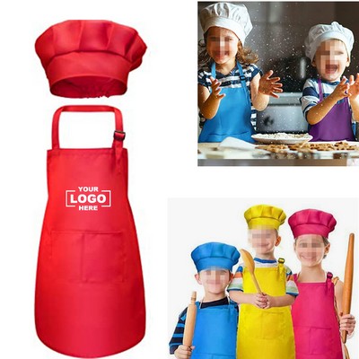 Children's Chef Costume Set with Hat and Apron