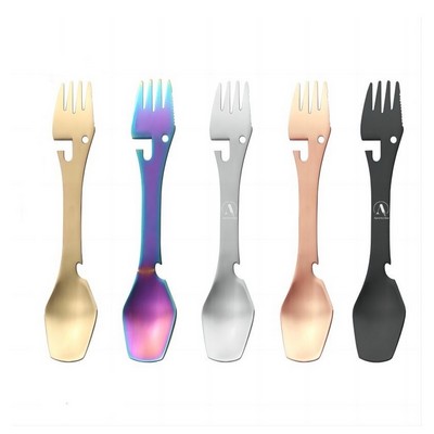 5-in-1 Multifunctional Stainless Steel Spoon Fork