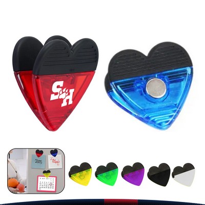 Heart-Shaped Magnetic Clip