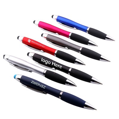 LED Flashlight Stylus Pen