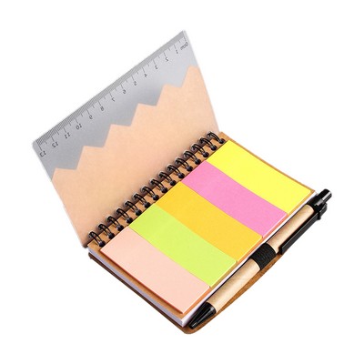 Eco-Friendly Pocket Complete Set Notebook With Ruler