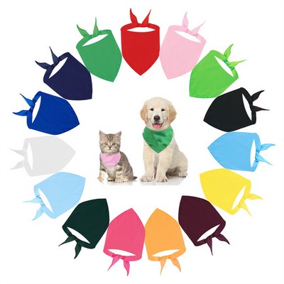 Soft And Comfortable Dog Polyester bandanas