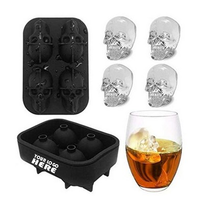 Skull Silicone Ice Cube Mold