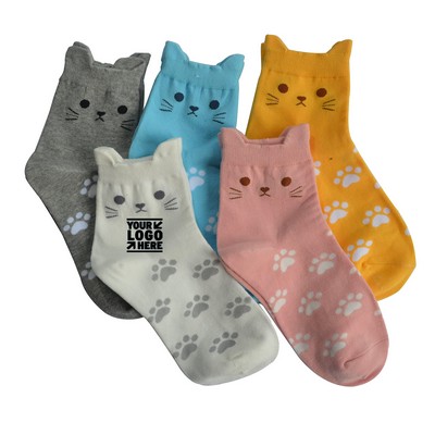 Ladies' Cat Socks Gift Cute