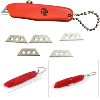 Mini Box Cutter Portable Mini Keychain Box Cutter