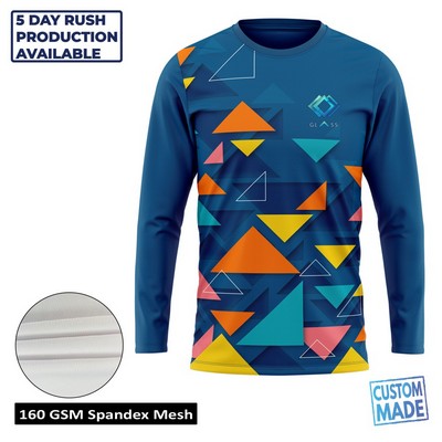 Unisex and Kids' Full Sublimation Modal Long Sleeve T-Shirt - Economy Series