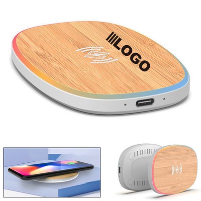 15W Bamboo Wireless Charger