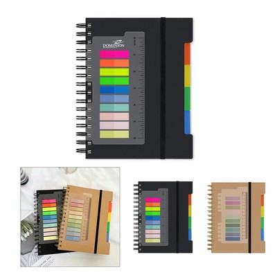 A5 PU Leather Notebook Planner With Pen Holder