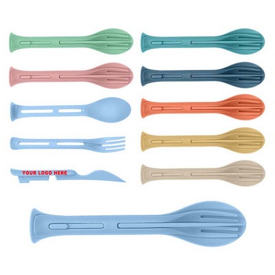 3 in 1 Spoon Fork Knife Tableware Set