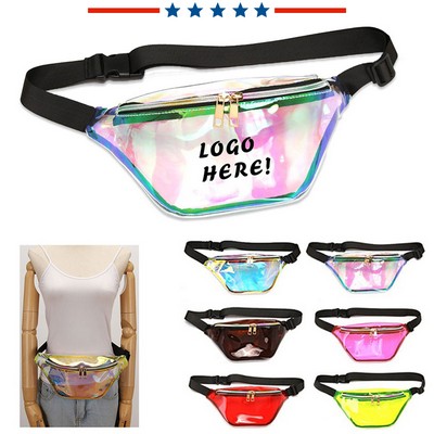 Iridescent Hologram Fanny Packs