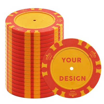 Customizable Round Durable Clay Poker Chips