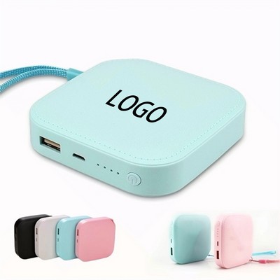 5000Mah Mini Power Bank W/ Handle