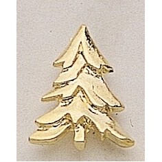 Evergreen Tree Marken Design Cast Lapel Pin (Up to 3/4")