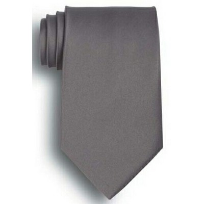 Dark Gray Silk Tie