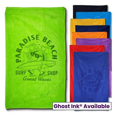 Diamond Collection Colored Beach Towel (Screen Print)