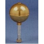 4" Gold Anodized Aluminum Ball