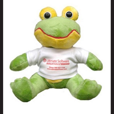 Quincy Frog Stuffed Animal w/Shirt (9")