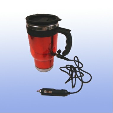 16 OZ Travel Mug W/12v Car Adaptor