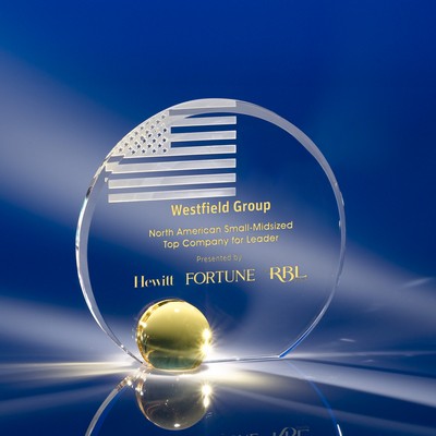 Pride of Glory Crystal Award