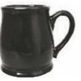 16 Oz. Black Spokane Barrel Mug