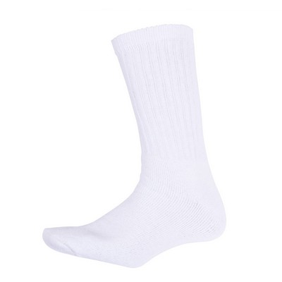 White Athletic Crew Socks (10-13)