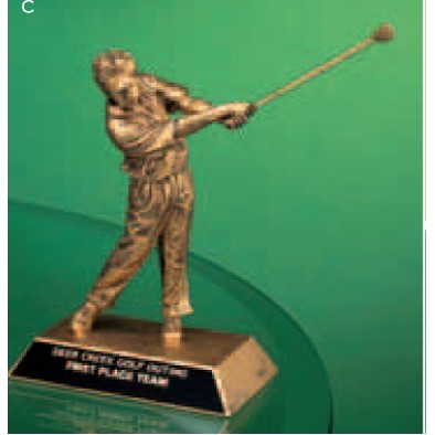 Male Golf Driver Trophy (8")