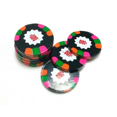 Bulk Chocolate $100.00 Poker Chips