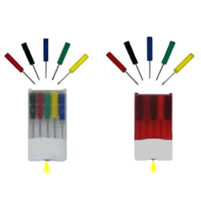 Screwdriver Set With LED, Mini