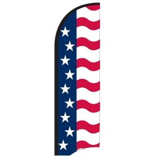 11' Street Talker Replacement Feather Flag (US Flag)