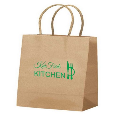 Recycled Natural Kraft Paper Shopping Bag 1C1S (14"x10"x15.5")