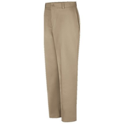 Red Kap™ Men's Wrinkle Resistant Cotton Work Pant - Khaki Tan