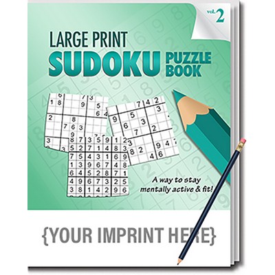 LARGE PRINT Sudoku Puzzle Pack Set - Volume 2