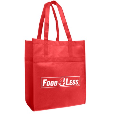 Non-Woven Reusable Tote w/ Re-enforced Strip