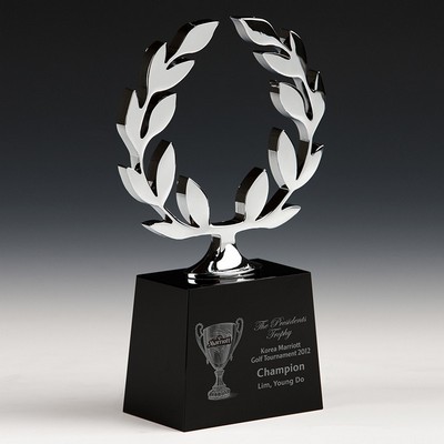 Laurel Wreath Award 9"H