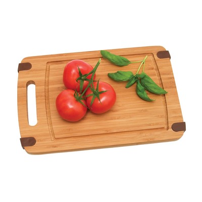 Bamboo 8"x12" Cutting Board w/ Silicone Corners