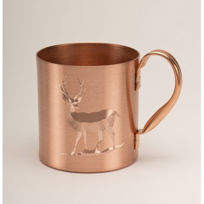 18 Oz. Solid Copper Moscow Mule Mug