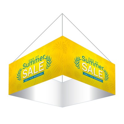 Skytube Square Hanging Banners, Double Sided Package