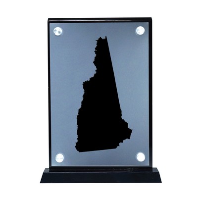 Floating New Hampshire Map Shape Award