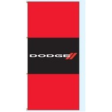 Double Face Dealer Interceptor Drape Flags (Dodge®)