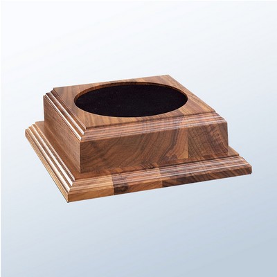 American Walnut Base, 7-1/2" Square