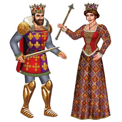 Jointed Royal King & Queen